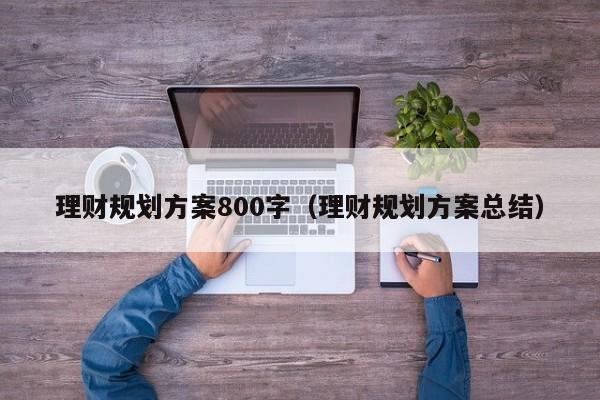 理财规划方案800字（理财规划方案总结）