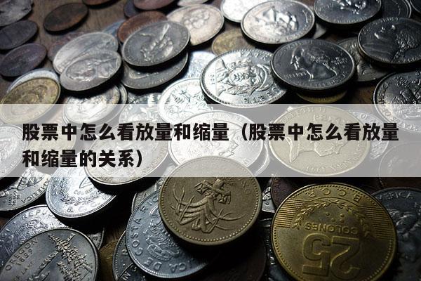 股票中怎么看放量和缩量（股票中怎么看放量和缩量的关系）