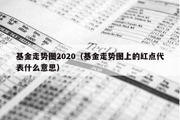 基金走势图2020（基金走势图上的红点代表什么意思）