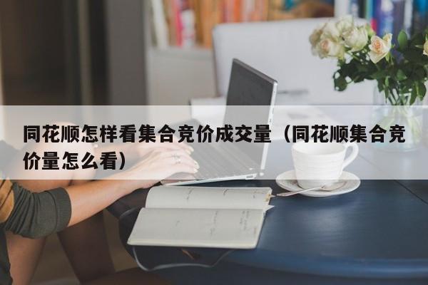 同花顺怎样看集合竞价成交量（同花顺集合竞价量怎么看）