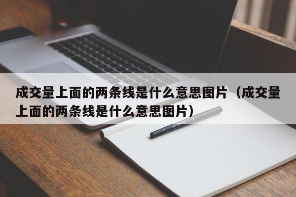 成交量上面的两条线是什么意思图片（成交量上面的两条线是什么意思图片）