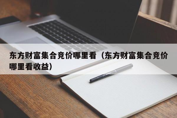 东方财富集合竞价哪里看（东方财富集合竞价哪里看收益）