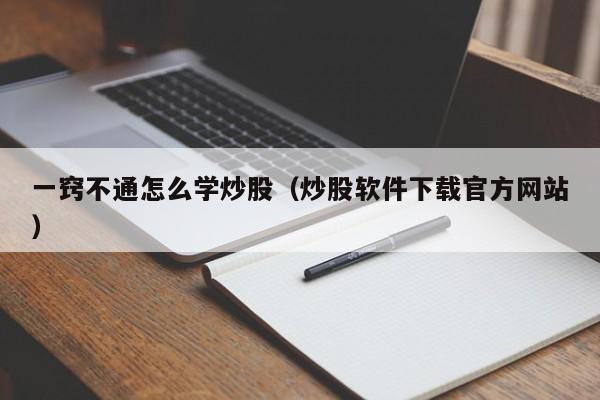 一窍不通怎么学炒股（炒股软件下载官方网站）