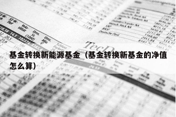 基金转换新能源基金（基金转换新基金的净值怎么算）