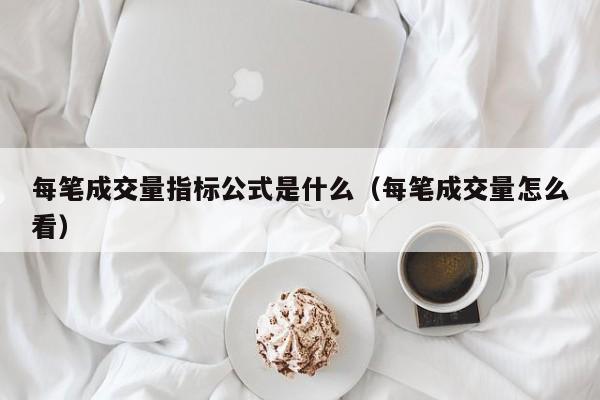 每笔成交量指标公式是什么（每笔成交量怎么看）