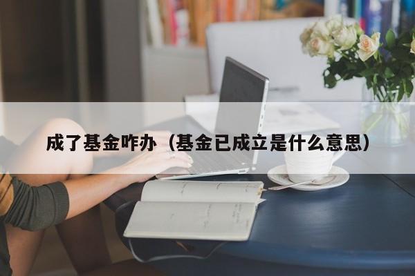 成了基金咋办（基金已成立是什么意思）