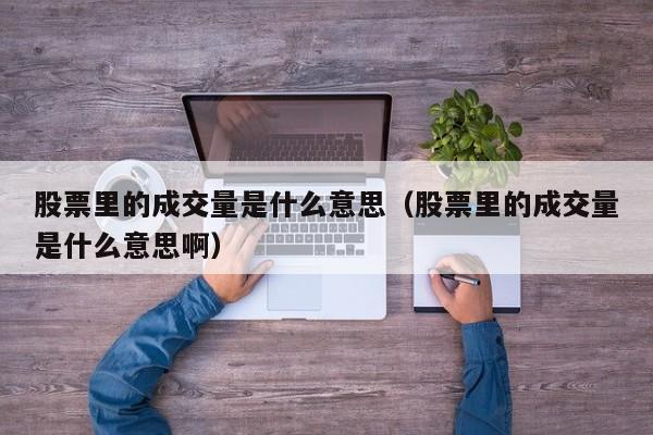 股票里的成交量是什么意思（股票里的成交量是什么意思啊）