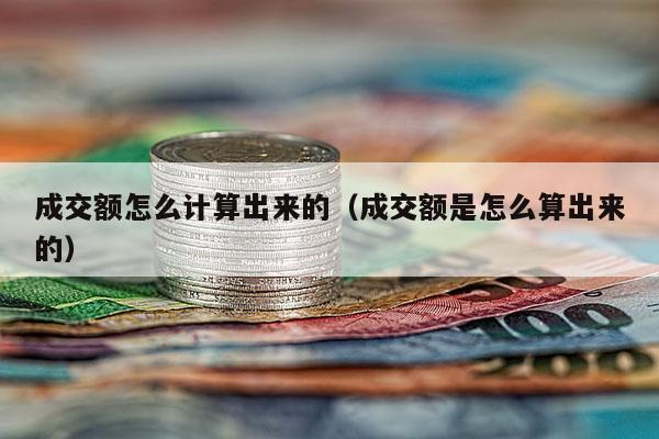 成交额怎么计算出来的（成交额是怎么算出来的）