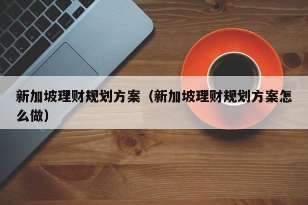 新加坡理财规划方案（新加坡理财规划方案怎么做）