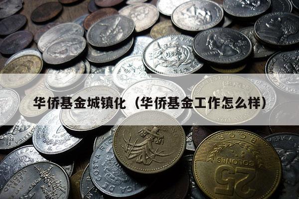 华侨基金城镇化（华侨基金工作怎么样）