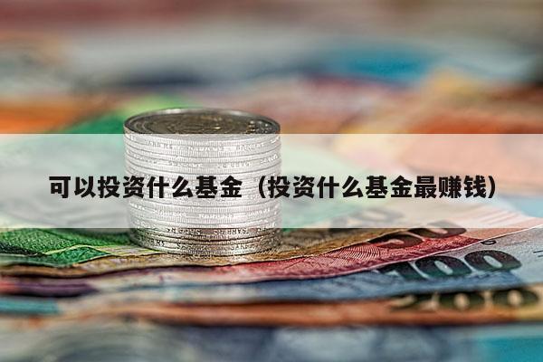 可以投资什么基金（投资什么基金最赚钱）