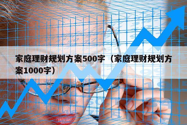 家庭理财规划方案500字（家庭理财规划方案1000字）