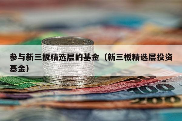 参与新三板精选层的基金（新三板精选层投资基金）