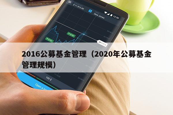 2016公募基金管理（2020年公募基金管理规模）