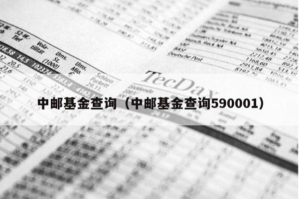 中邮基金查询（中邮基金查询590001）