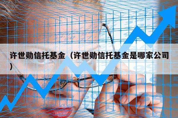 许世勋信托基金（许世勋信托基金是哪家公司）