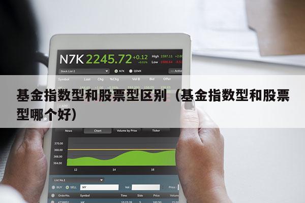 基金指数型和股票型区别（基金指数型和股票型哪个好）
