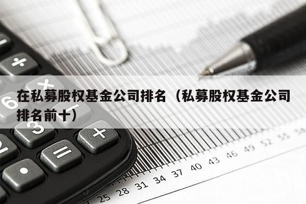 在私募股权基金公司排名（私募股权基金公司排名前十）