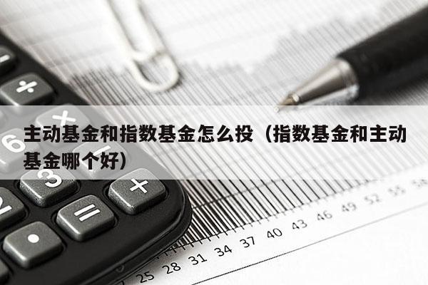 主动基金和指数基金怎么投（指数基金和主动基金哪个好）