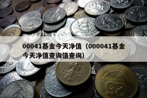 00041基金今天净值（000041基金今天净值查询值查询）