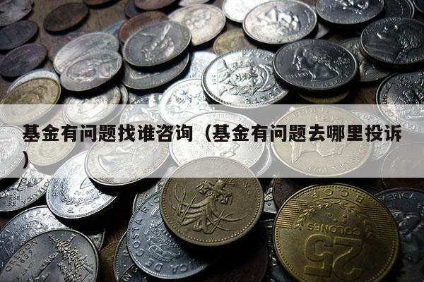 基金有问题找谁咨询（基金有问题去哪里投诉）