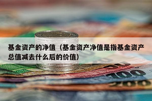 基金资产的净值（基金资产净值是指基金资产总值减去什么后的价值）