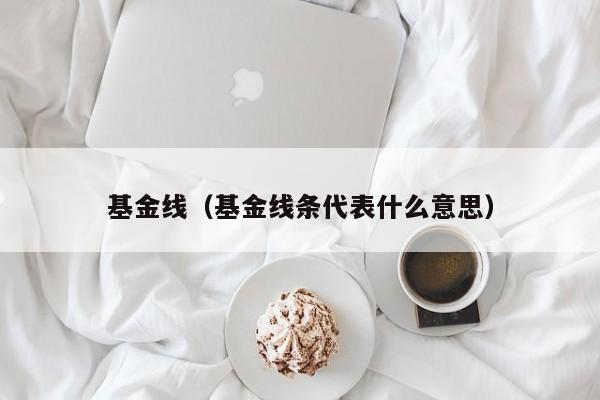 基金线（基金线条代表什么意思）