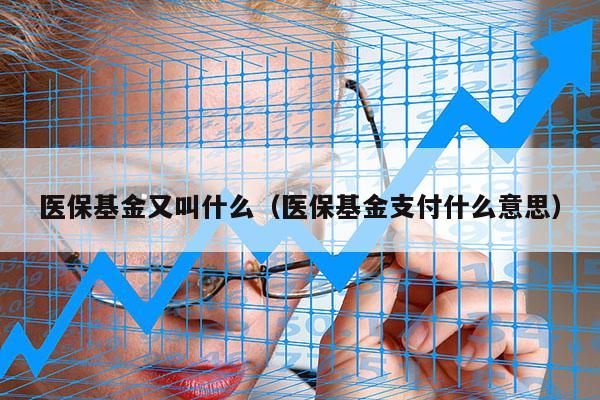 医保基金又叫什么（医保基金支付什么意思）