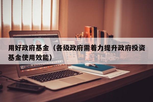 用好政府基金（各级政府需着力提升政府投资基金使用效能）