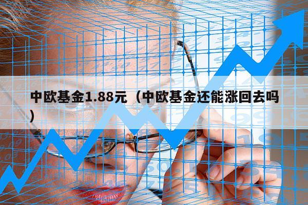 中欧基金1.88元（中欧基金还能涨回去吗）
