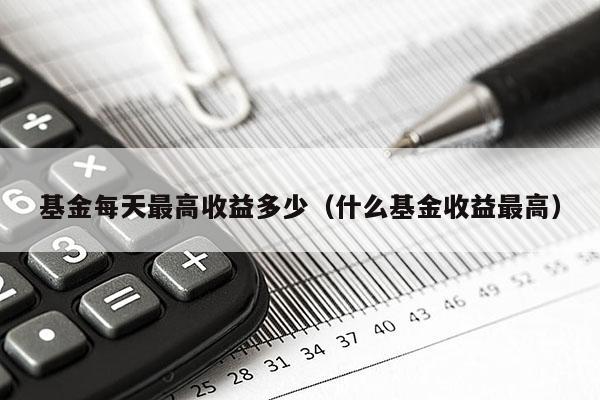 基金每天最高收益多少（什么基金收益最高）