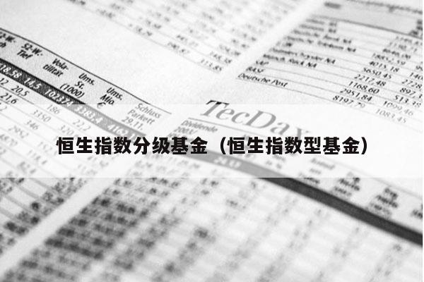 恒生指数分级基金（恒生指数型基金）