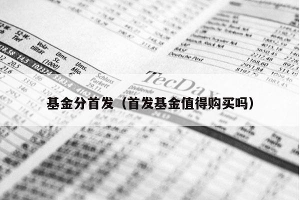 基金分首发（首发基金值得购买吗）