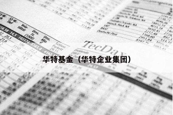 华特基金（华特企业集团）