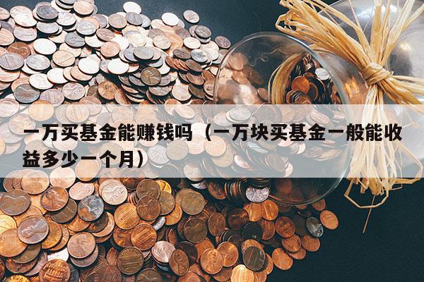 一万买基金能赚钱吗（一万块买基金一般能收益多少一个月）