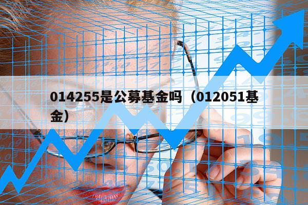 014255是公募基金吗（012051基金）