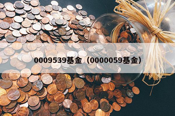 0009539基金（0000059基金）