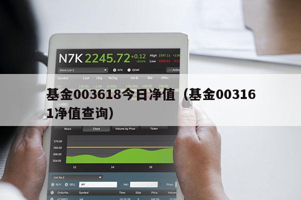 基金003618今日净值（基金003161净值查询）