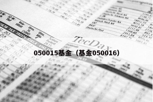 050015基金（基金050016）