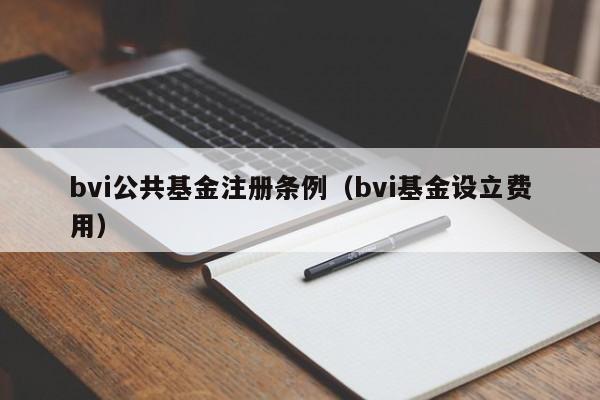 bvi公共基金注册条例（bvi基金设立费用）