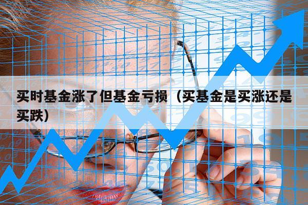 买时基金涨了但基金亏损（买基金是买涨还是买跌）