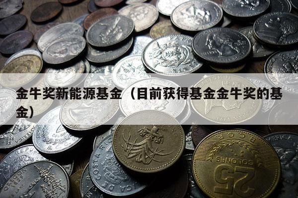 金牛奖新能源基金（目前获得基金金牛奖的基金）