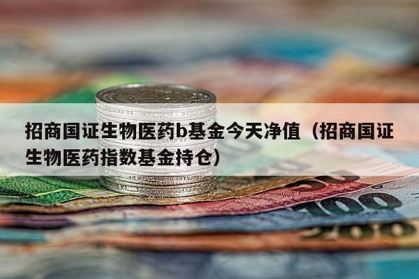 招商国证生物医药b基金今天净值（招商国证生物医药指数基金持仓）