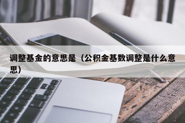 调整基金的意思是（公积金基数调整是什么意思）