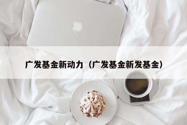 广发基金新动力（广发基金新发基金）
