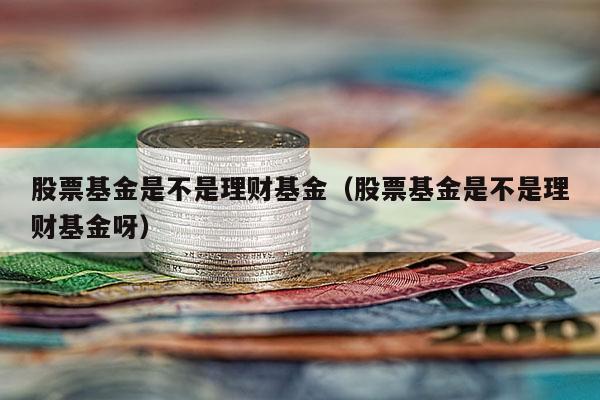 股票基金是不是理财基金（股票基金是不是理财基金呀）