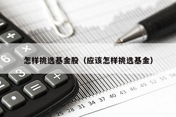 怎样挑选基金股（应该怎样挑选基金）