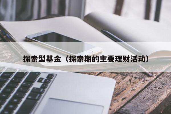 探索型基金（探索期的主要理财活动）