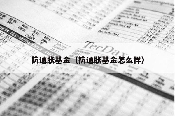 抗通胀基金（抗通胀基金怎么样）