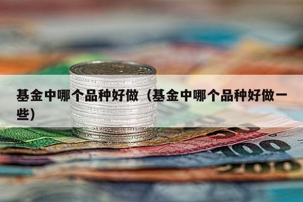 基金中哪个品种好做（基金中哪个品种好做一些）